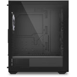 Boîtier tour midi Sharkoon vk4 arc-en-ciel (noir | 2x usb-a | rgb | verre trempé)