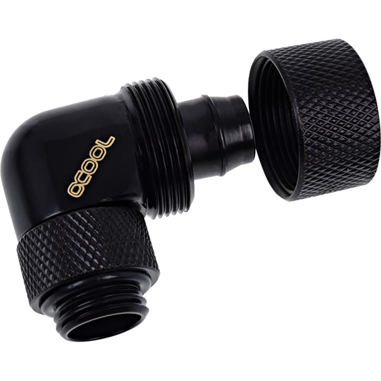 Raccord à compression Alphacool eiszapfen 16 10 mm (noir, rotatif côté filetage)