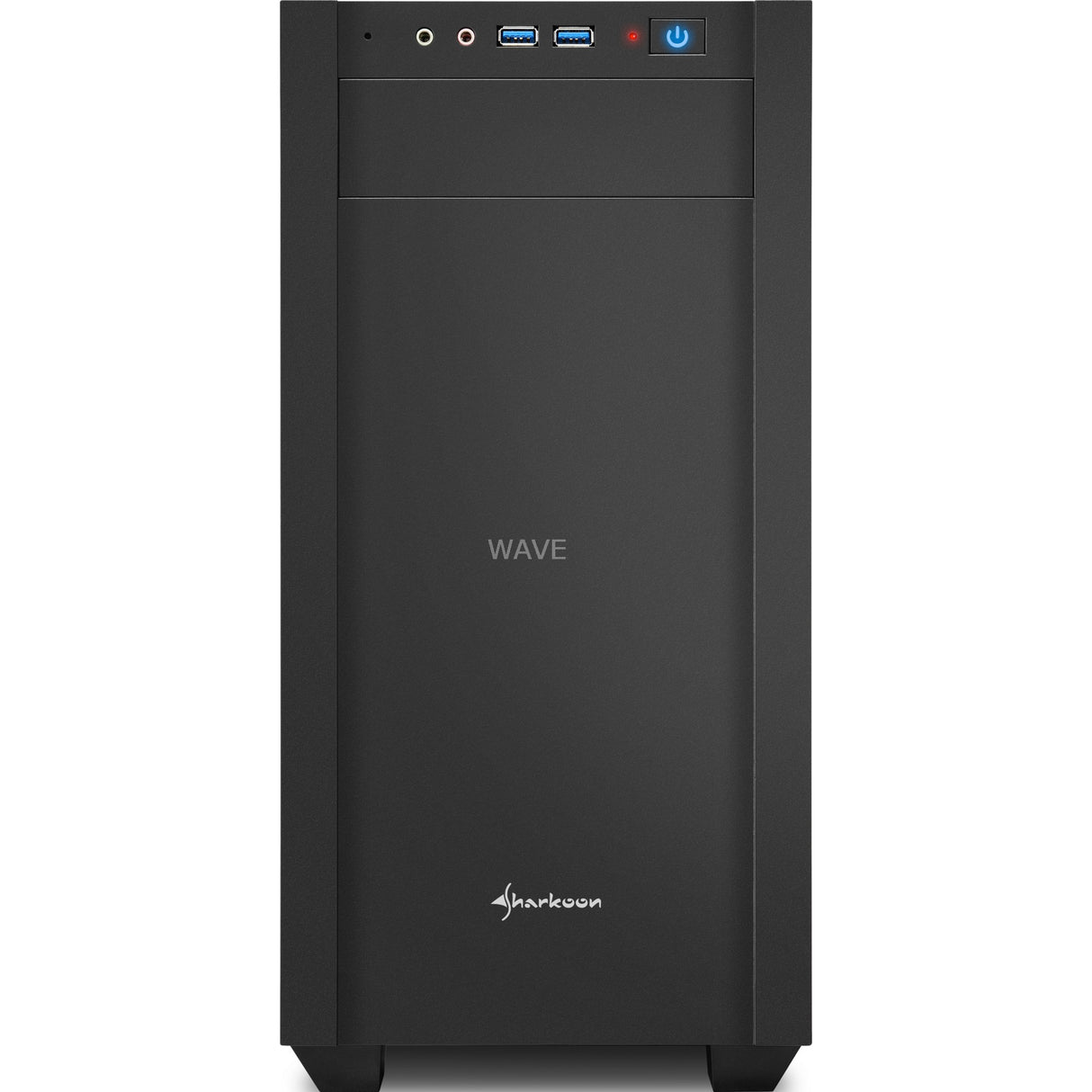 Boîtier tour midi Sharkoon s1000 (noir | 2x USB-A)