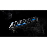 Clavier de jeu à commutateur magnétique Iqunix ez60 (noir, disposition américaine (qwerty), gateron star trail, 60%, RVB, touches pbt double shot)