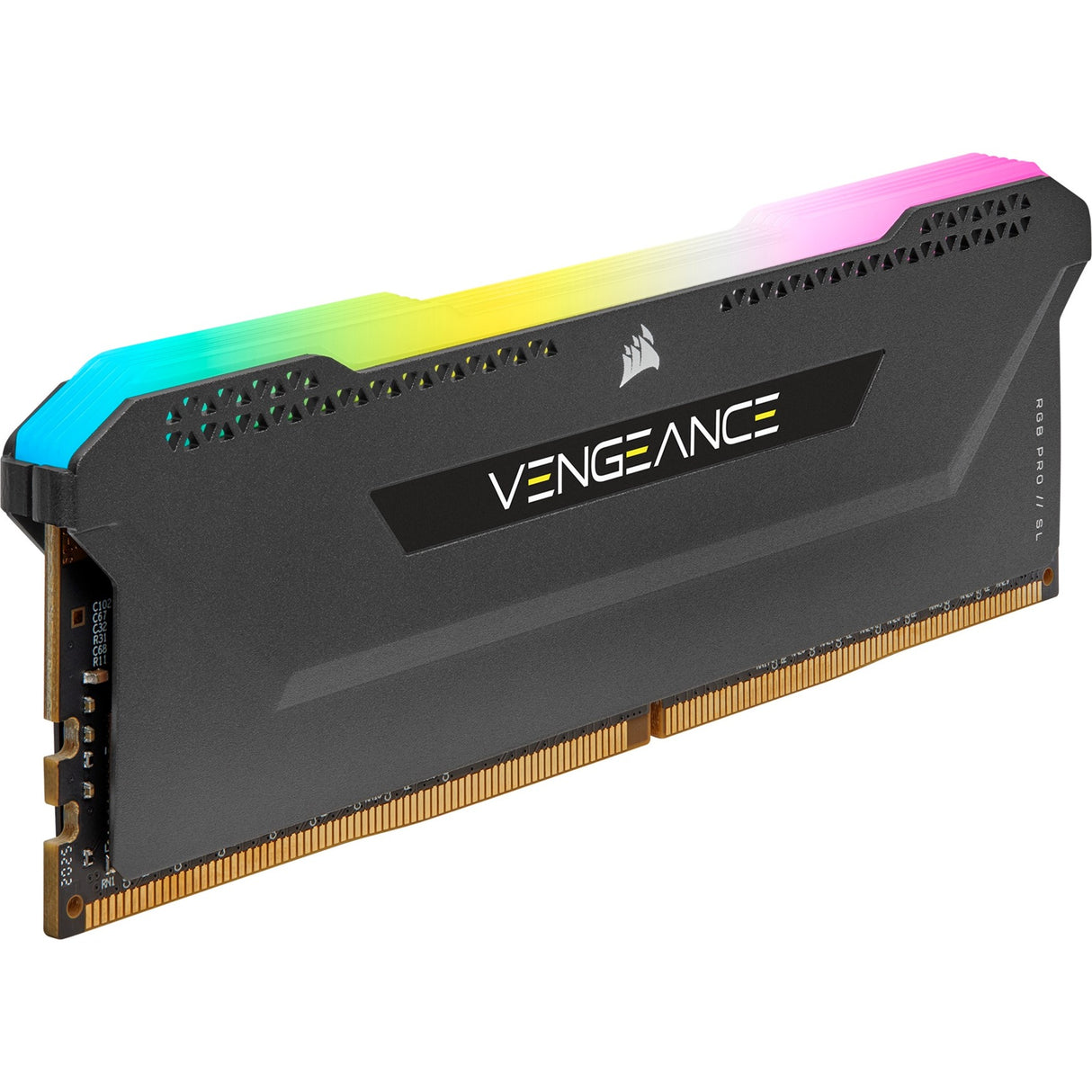 Corsair Vengeance RGB Pro SL 16 Go DDR4-3200 (2x 8 Go) RAM (noir, cmh16gx4m2e3200c16, xmp 2.0)