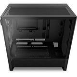 Boîtier tour midi Nzxt h3 flow (noir (mat) | 1x USB-A | 1x USB-C | verre trempé)