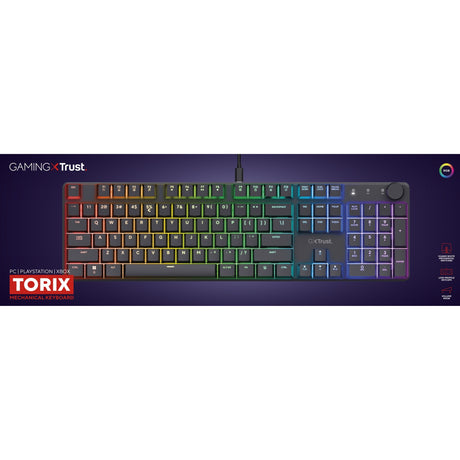 Trust GXT 866 Torix Clavier de jeu mécanique de haute qualité