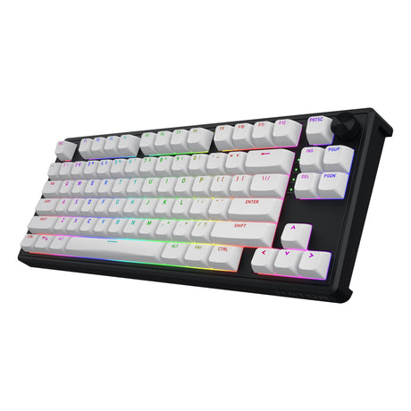 Hator skyfall mag ultra 8k rgb mechanisch gaming toetsenbord (zwart, us lay-out (qwerty), hator aurum ice, 80% (tkl), rgb, double-shot pbt, hot-swap)