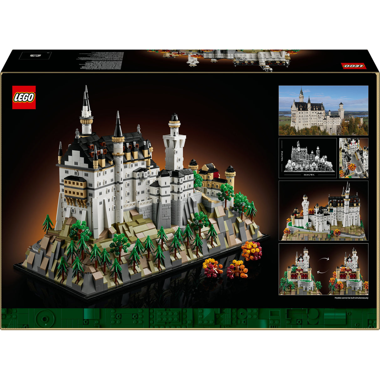 Lego Architecture 21063 Ensemble de collection du château de Neuschwanstein