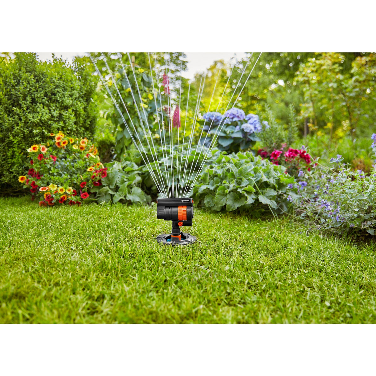 Arroseur oscillant Gardena Pipeline (noir orange, 8251-20)