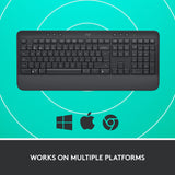 Clavier confort sans fil Logitech signature k650 (graphite, disposition américaine-internationale (qwerty), 100 %)