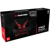 Carte graphique Powercolor Radeon RX 9070 XT Red Devil 16 Go OC Backplate Special Edition (noir, RDNA4, GDDR6, 3x Display Port, 1x HDMI)