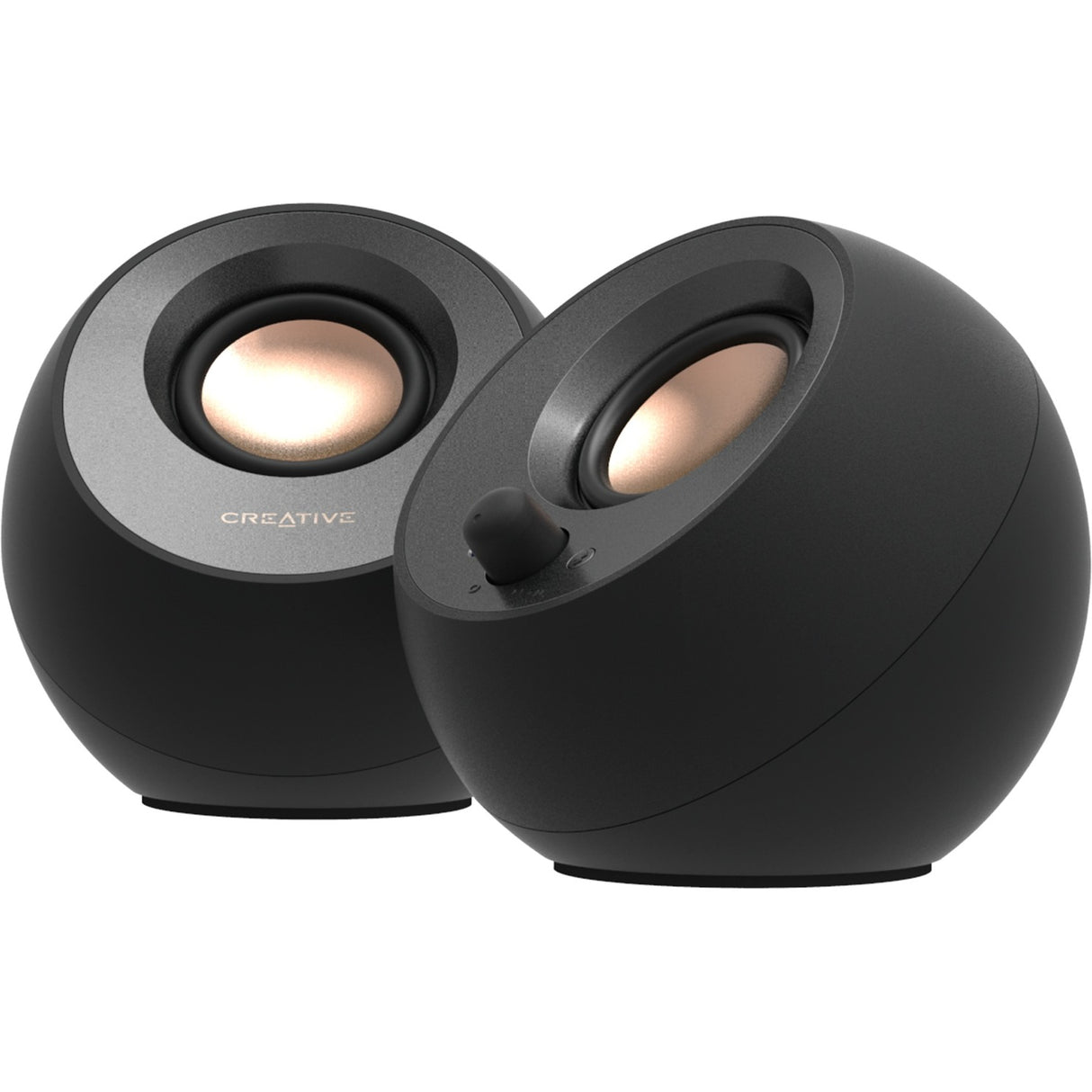 Enceinte PC Creative Pebble V3 (noir, Bluetooth, USB-C, Aux)