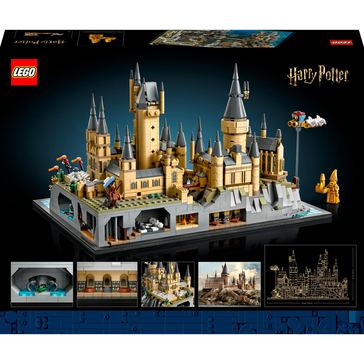 Lego Harry Potter Château de Poudlard et son parc, grand ensemble pour adultes - 76419
