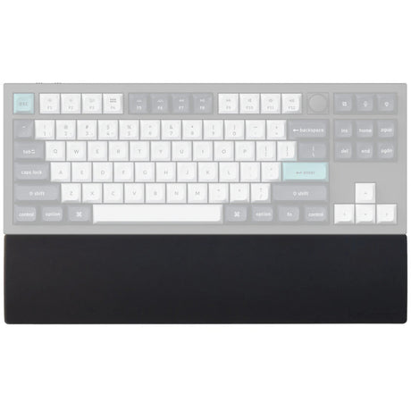 Keychron Repose-poignets en silicone pour Q3 Q3 Max Q3 HE V3 V3 Max C3 Pro Repose-poignet (Noir)
