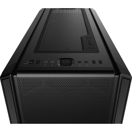 Soyez silencieux! Silent base 802 boîtier tour midi avec fenêtre (noir | 2x USB-A | 1x USB-C | fenêtre)