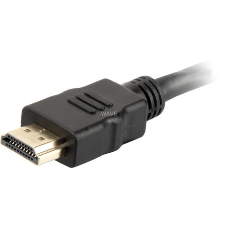 Câble HDMI haut débit Sharkoon avec Ethernet (noir, 10 mètres, 4k, plaqué or)