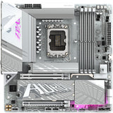 Carte mère Gigabyte Z890M Aorus Elite WF7 Ice Socket 1851 (RAID, 2,5 Go-LAN, Wi-Fi 7, BT, son, µATX)