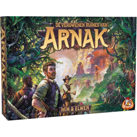 Jeux de gobelin blanc les ruines disparues d'arnak jeu de société (néerlandais, 1 à 4 joueurs, 30 à 120 minutes, à partir de 12 ans)