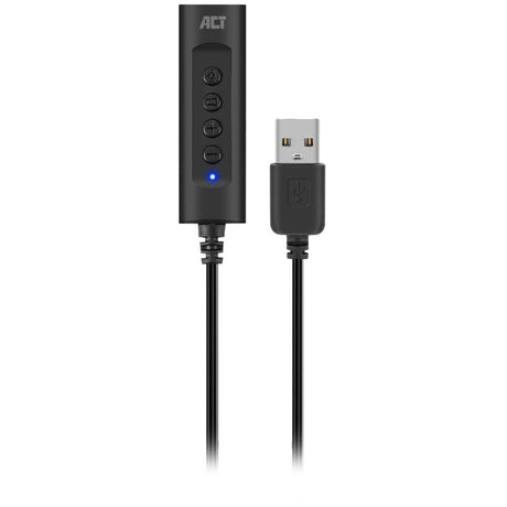 Act connectivité USB-A carte son externe (noir)
