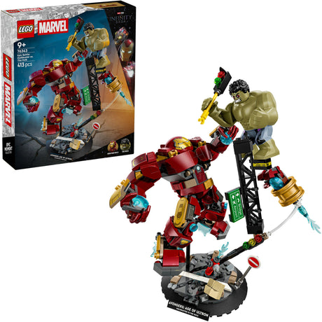 Lego super heros 76343 merveille bataille ultime : hulkbuster contre hulk