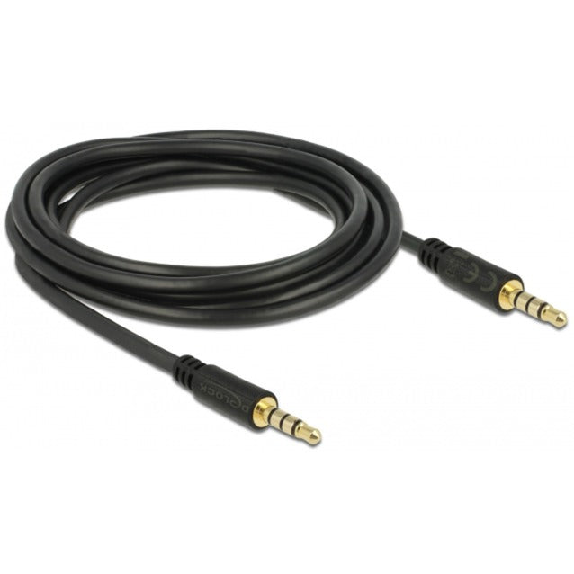 Delock Câble 3,5 mm mâle > 3,5 mm mâle (noir, 3 mètres)