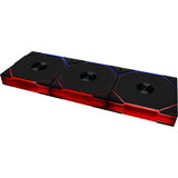 Lian Li Uni Fan TL 120 Ventilateurs de boîtier RGB à lame inversée sans fil (noir, 3 pièces, 120 x 124 x 28 mm, PWM, contrôleur inclus)