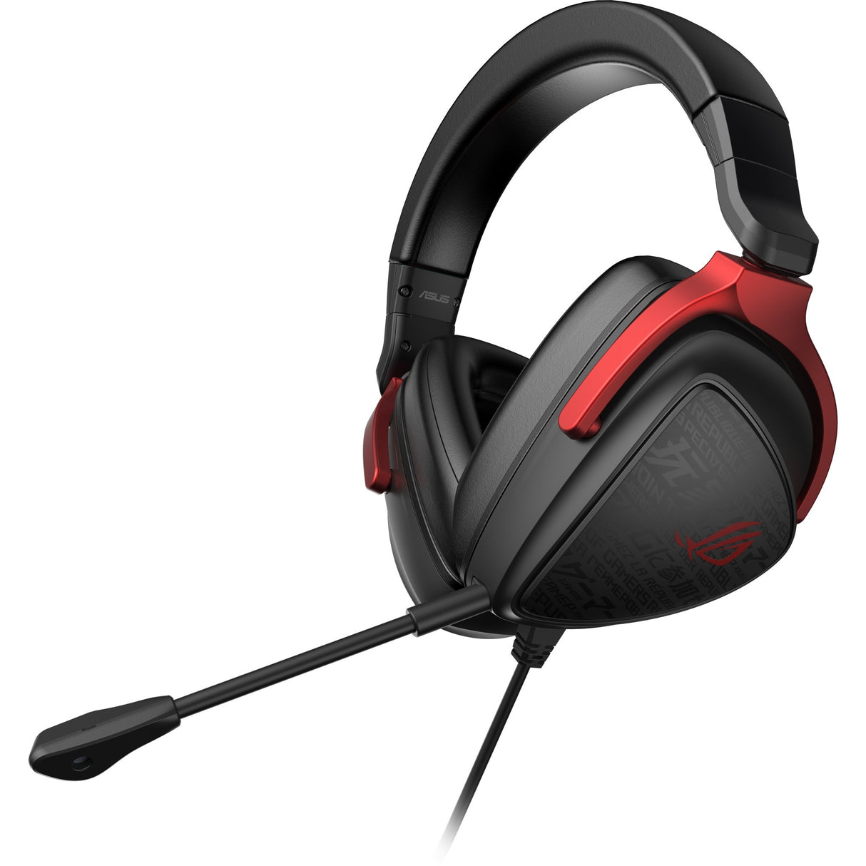 Casque de jeu supra-auriculaire Asus rog delta s core (noir rouge, PC, playstation 4, playstation 5, xbox one, xbox series x|s, nintendo switch)