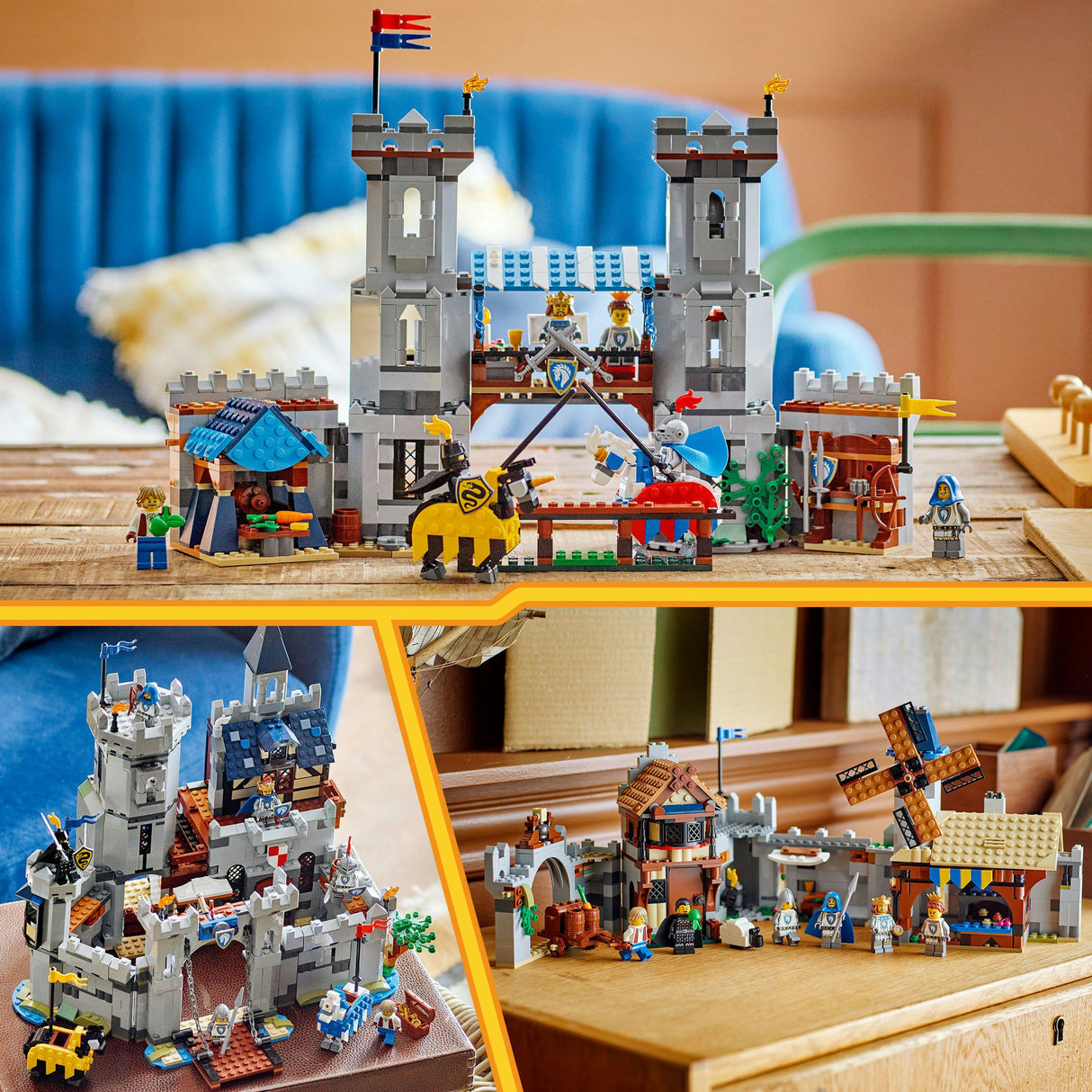 Lego Creator 31168 Château médiéval avec chevaliers à cheval