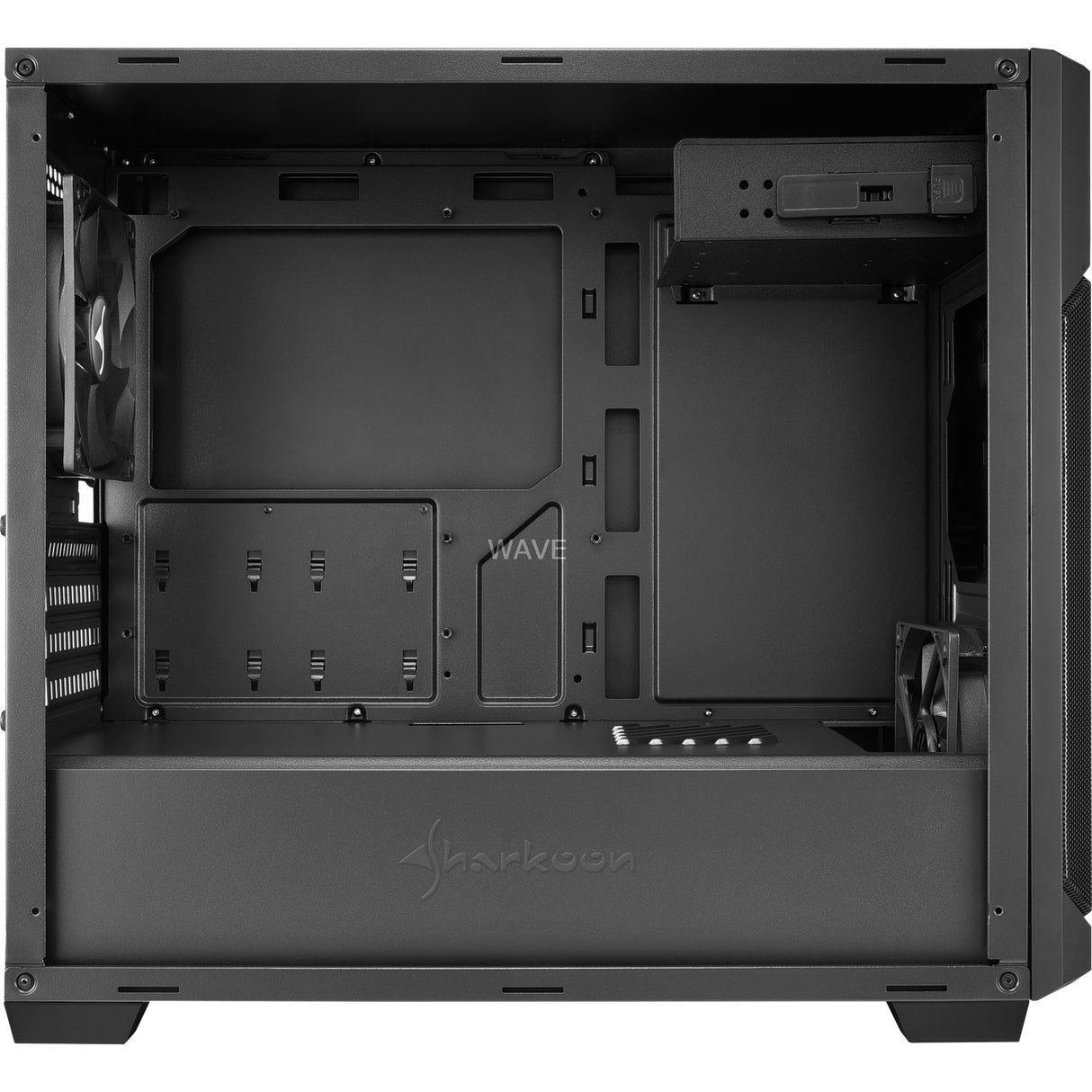 Boîtier tour midi Sharkoon v1000 (noir | 2x USB-A)