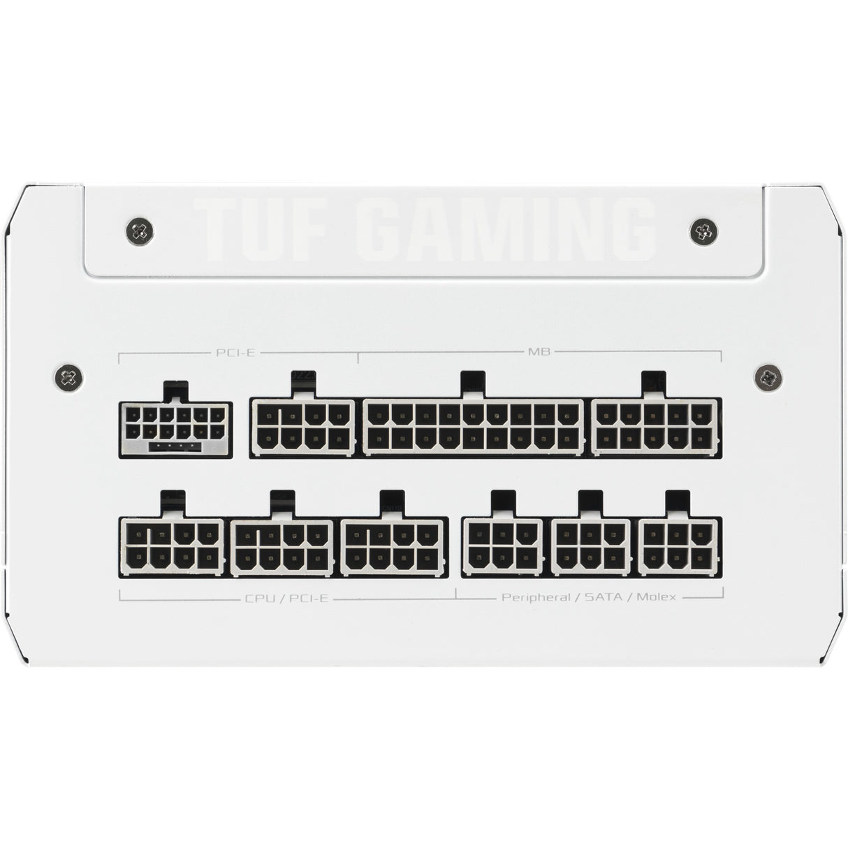 Alimentation modulaire Asus tuf gaming gold white edition 1000 watts (blanc, 1x 12v-2x6, 4x pcie)