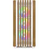 Boîtier tour midi Sharkoon rebel c70g rgb (couleur bois blanc | 2x usb-a | 1x usb-c | rgb | verre trempé)