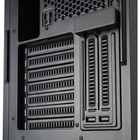 Boîtier tour midi Silverstone seta q1 (noir | 2x USB-A | 1x USB-C)