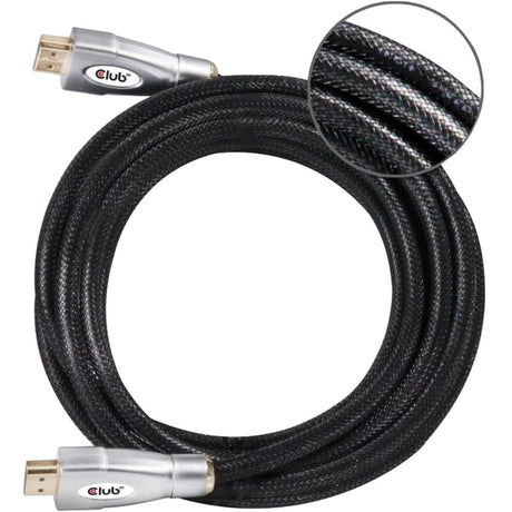 Câble Club 3D HDMI 2.0 (noir argent, 5 mètres, 4K 60Hz)