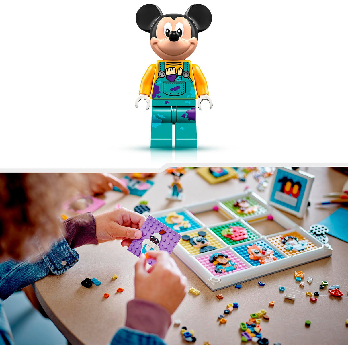 Lego Disney - 100 ans de figurines d'animation Disney, jouets de construction (43221)