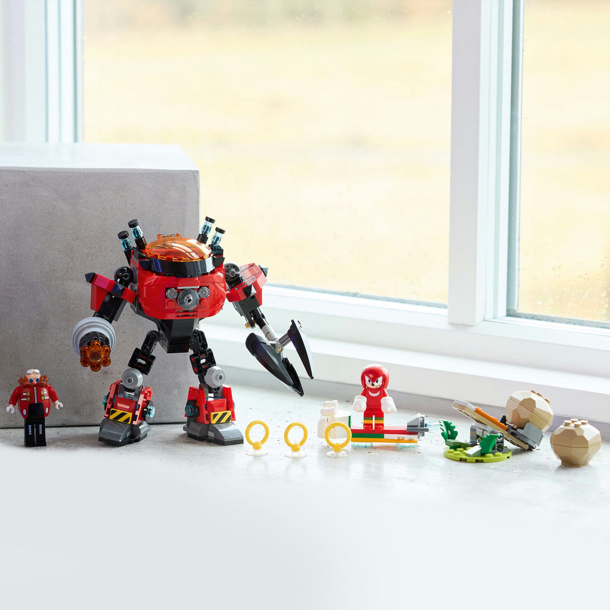 Lego Sonic 77005 Knuckles contre le robot broyeur d'œufs Dr. Eggman