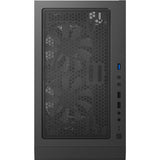 Boîtier tour midi Montech x3 mesh (noir | 3x USB-A | RVB | verre trempé)