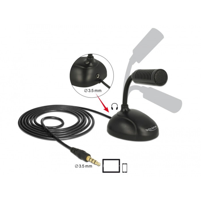 Microphone de condenseur de Delock