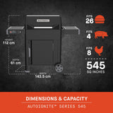Masterbuilt Masterbuilt Autoignite Series 545 Barbecue de charbon de bois numérique E