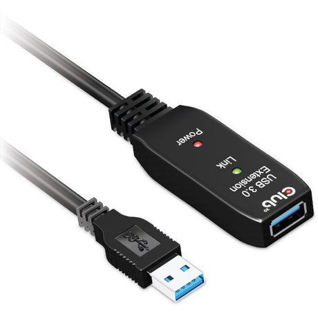 Câble d'extension de répéteur actif Club 3D USB 3.2 Gen1 (noir, 5 mètres)