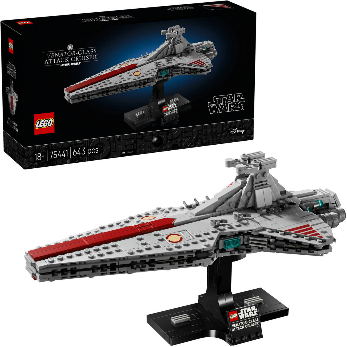 Lego Star Wars 75441 croiseur d'attaque de classe Venator