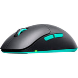 Cherry xtrfy m8 wireless gaming muis (zwart mint, 400 - 26.000 dpi, usb 2.4 ghz)