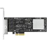 Delock pci express x4 naar 4 x rj45 2,5 gbe netwerkadapter