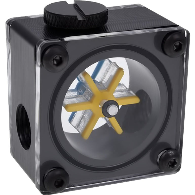 Indicateur de débit Alphacool eisflügel g1 4 débitmètre carré (noir)