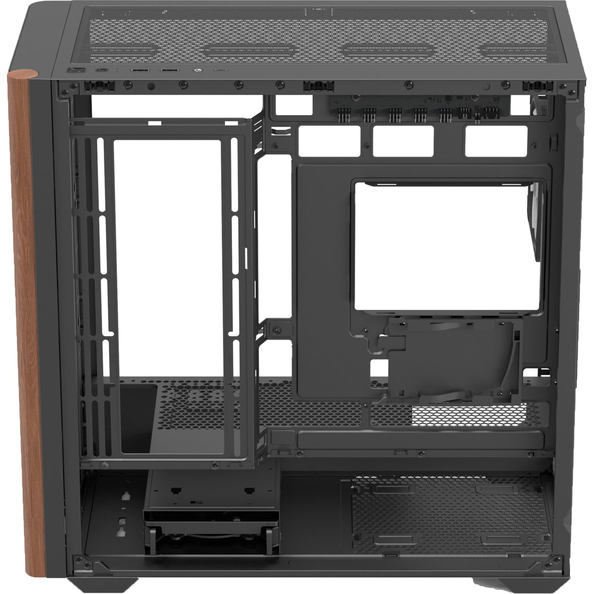 Boîtier mini tour Aerocool b301a (noir | 1x USB-A | 1x USB-C | RVB)