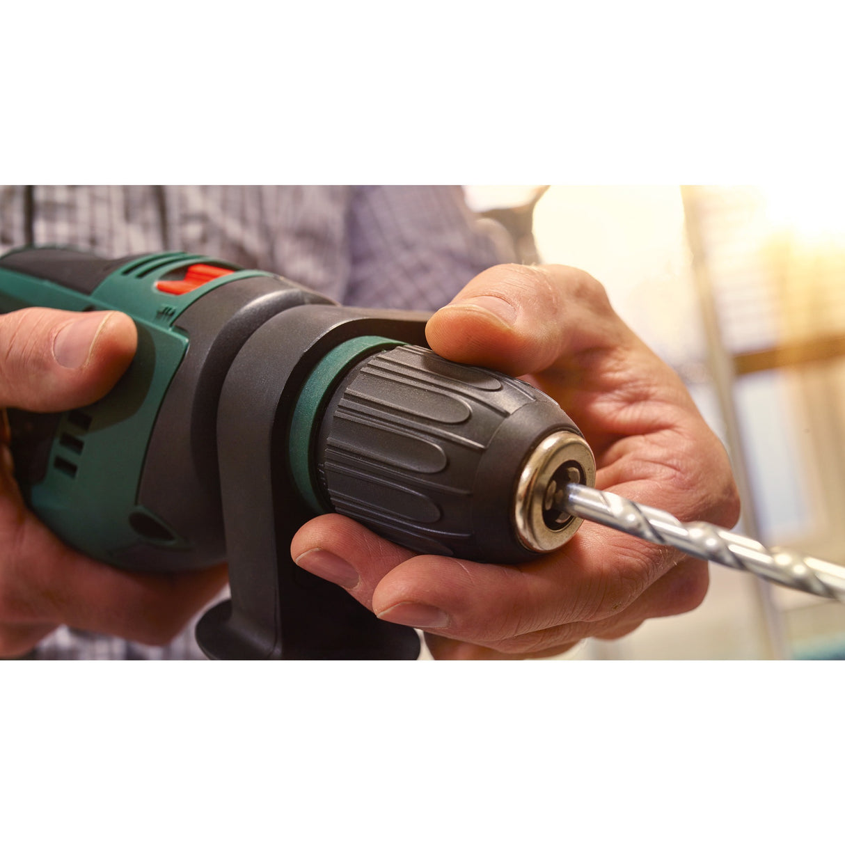 Perceuse à percussion Bosch easyimpact 600 (vert noir, étui inclus)