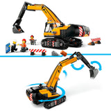 LEGO CITY 60420 Excavatrice jaune