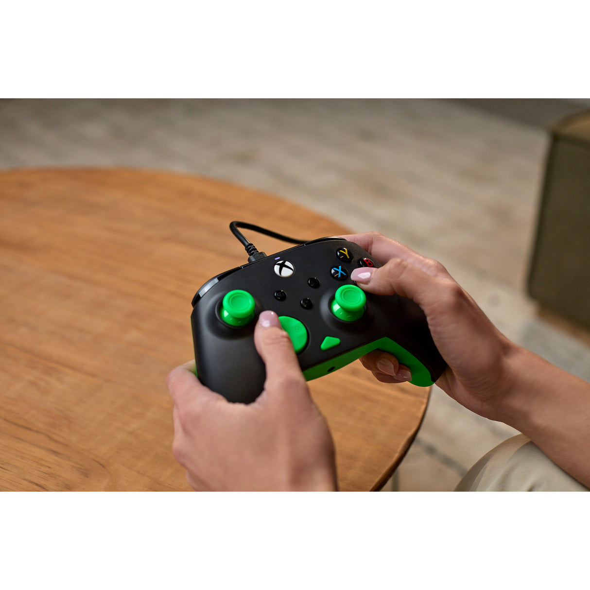 Manette filaire Turtle Beach Rematch Core (noir vert, Xbox Series X|S, Xbox One, PC)