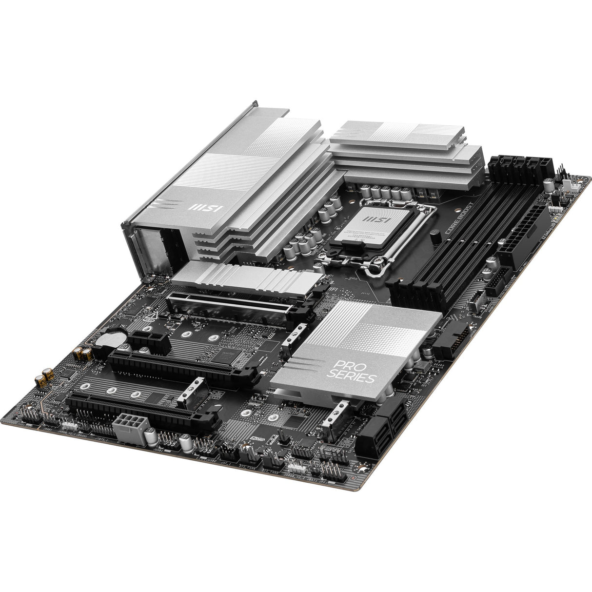 Carte mère MSI Pro Z890-P WiFi Socket 1851 (noir argent, RAID, 5 Go-LAN, WiFi 7, BT, Sound, ATX)