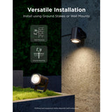 Les spots d'extérieur intelligents Govee comptent rgbicww - pack de 2 spots de jardin