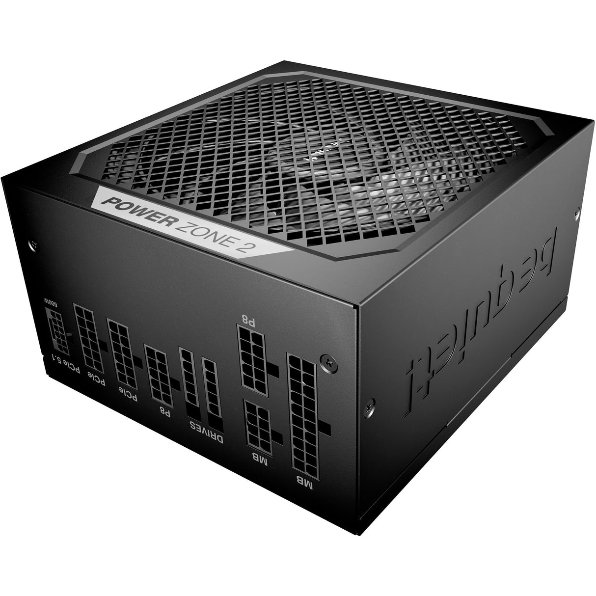 Soyez silencieux! Alimentation modulaire Power Zone 2 de 850 watts (noir, 1x 12v-2x6, 3x PCIe)