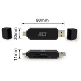 Lecteur de carte Act ac6375 noir