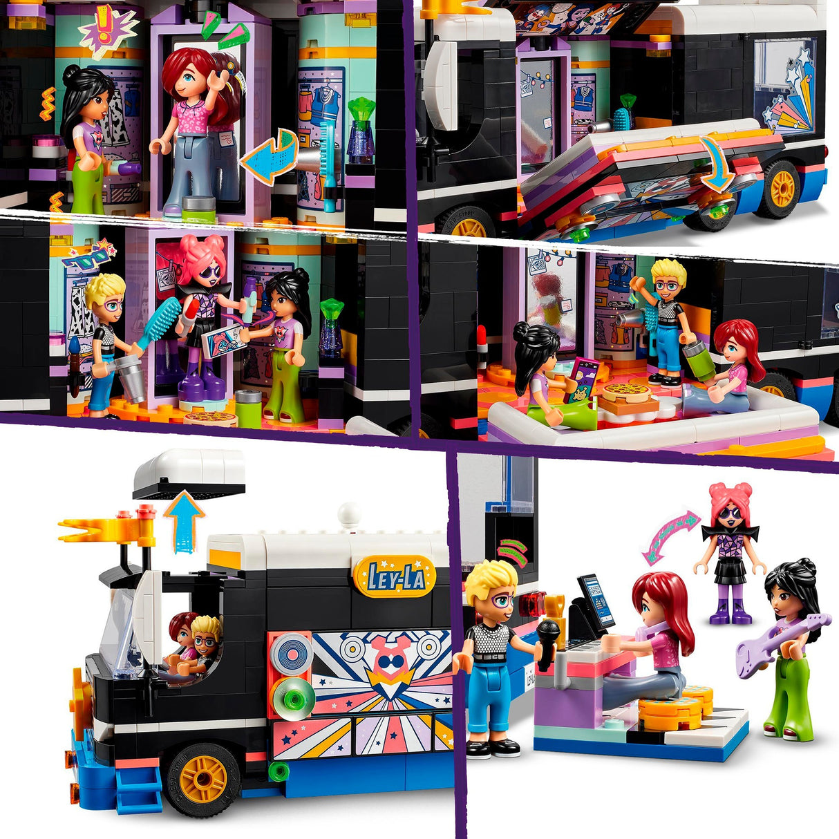 LEGO LEGO Friends 42619 tourbus de popster