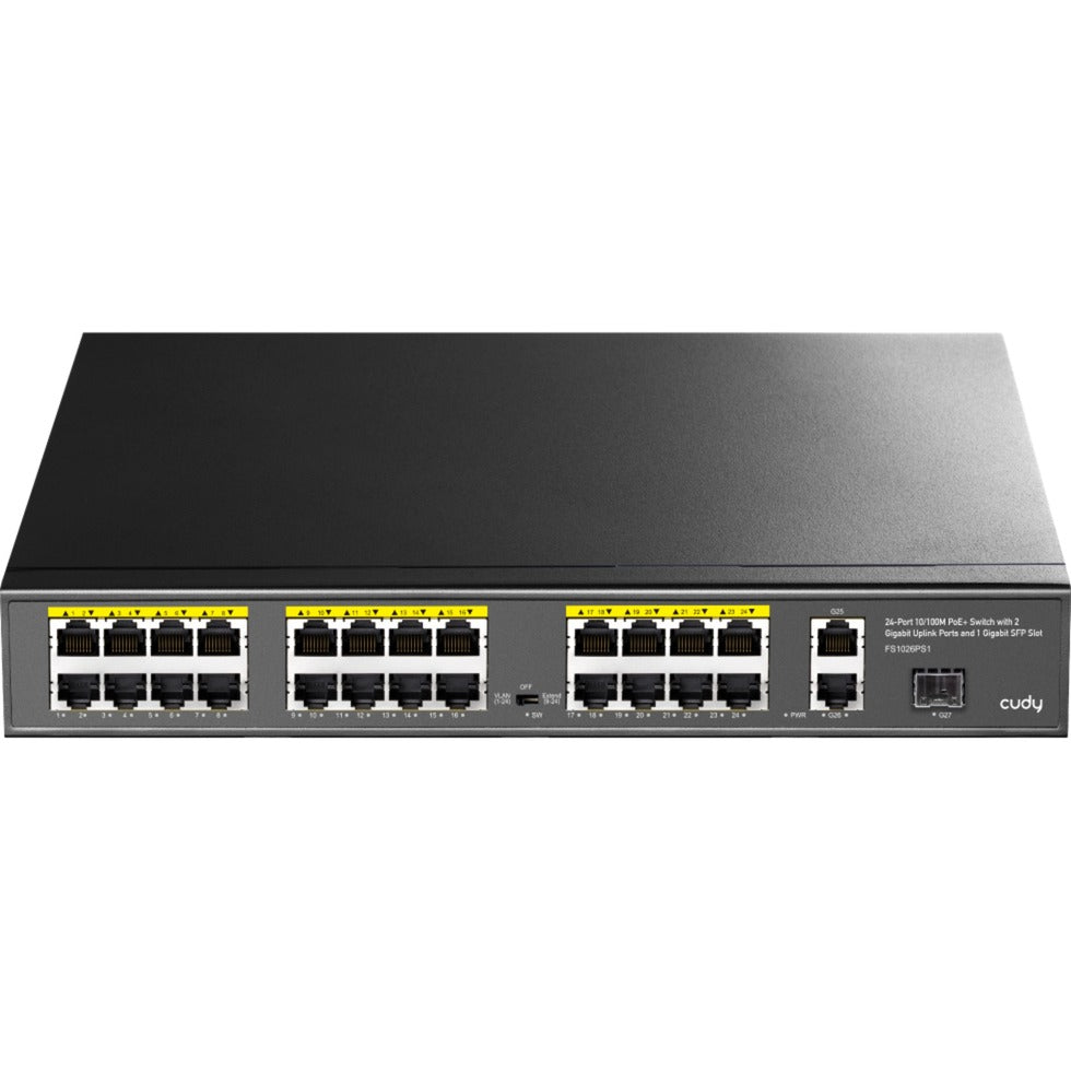 Commutateur PoE+ Cudy 24 ports 10 100 M